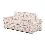 Schlafsofa LATINA Basic Country Webstoff - Webstoff Fedra: Beige / Pink - Breite: 185 cm