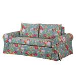 Schlafsofa Latina XI Webstoff Blau / Rot Breite: 165 cm