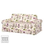 Schlafsofa LATINA Country mit Husse Webstoff - Webstoff Gracia: Creme / Beere - Breite: 185 cm