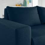 Slaapbank LATINA Basic geweven stof - Stof Doran: Blauw - Breedte: 173 cm