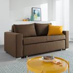 Canapé convertible LATINA Basic Tissu Doran : Marron - Largeur : 173 cm