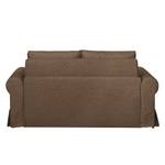 Schlafsofa LATINA Country mit Husse Webstoff - Stoff Doran: Braun - Breite: 205 cm