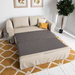 Schlafsofa Latina XIII Webstoff Creme - Breite: 205 cm