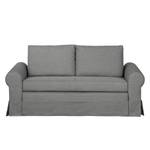 Schlafsofa LATINA Country mit Husse Webstoff - Stoff Doran: Grau - Breite: 205 cm