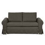 Schlafsofa Latina XIII Webstoff Graubraun / Grau - Breite: 205 cm