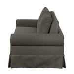 Schlafsofa Latina XIII Webstoff Graubraun / Grau - Breite: 205 cm