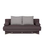 Canapé convertible Lenni Tissu anthracite / Gris