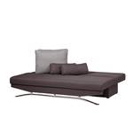 Canapé convertible Lenni Tissu anthracite / Gris