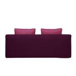 Canapé convertible Lenni Toile tissée à plat violet / rose