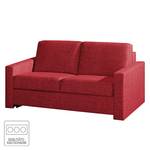 Schlafsofa Louis Webstoff Rot - Breite: 168 cm