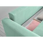 Canapé convertible Lussan Tissu - Microfibre Ohix: Aqua