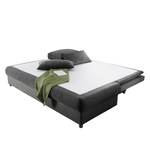 Canapé convertible Manacor Microfibre - Anthracite clair