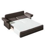 Canapé convertible Marry Tissu marron - Largeur: 194 cm