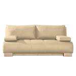 Schlafsofa Novato Echtleder Taupe