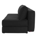 Schlafsofa Osvald Webstoff Stoff Twist: Black