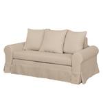 Divano letto in tessuto Larmond Color cappuccino - Larghezza: 205 cm