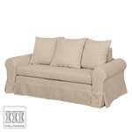 Canapé convertible Larmond Tissu - Cappuccino - Largeur : 205 cm