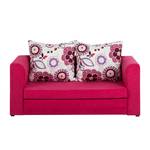 Canapé convertible Petty Microfibre rose