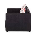 Canapé convertible Petty Microfibre noire