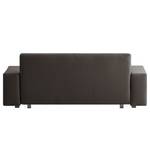 Schlafsofa Plaza Echtleder Bisonbraun - Breite: 228 cm - Keine Funktion