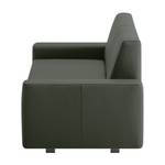 Schlafsofa Plaza Echtleder Echtleder - Tannengrün - Breite: 228 cm - Keine Funktion