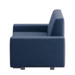 Schlafsofa Plaza Webstoff Blau - Breite: 178 cm - Keine Funktion