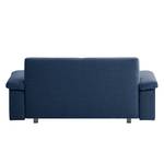 Schlafsofa Plaza Webstoff Blau - Breite: 192 cm - Armlehne verstellbar