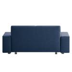 Canapé convertible Plaza Tissu - Bleu - Largeur : 198 cm - Sans fonction