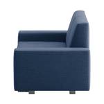 Schlafsofa Plaza Webstoff Blau - Breite: 228 cm - Keine Funktion