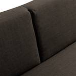 Schlafsofa Plaza Webstoff Webstoff - Braun - Breite: 172 cm - Armlehne verstellbar