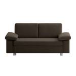 Schlafsofa Plaza Webstoff Braun - Breite: 172 cm - Armlehne verstellbar