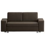 Schlafsofa Plaza Webstoff Braun - Breite: 228 cm - Keine Funktion