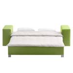 Canapé convertible Plaza Tissu - Vert - Largeur : 178 cm - Sans fonction