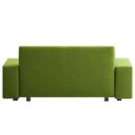 Canapé convertible Plaza Tissu - Vert - Largeur : 228 cm - Sans fonction