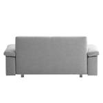 Schlafsofa Plaza Webstoff Webstoff - Lichtgrau - Breite: 192 cm - Armlehne verstellbar