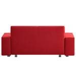 Schlafsofa Plaza Webstoff Webstoff - Rot - Breite: 228 cm - Keine Funktion