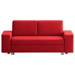 Schlafsofa Plaza Webstoff Webstoff - Rot - Breite: 228 cm - Keine Funktion