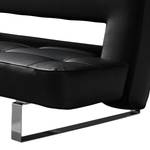 Schlafsofa Puzzle Luxe Kunstleder Schwarz