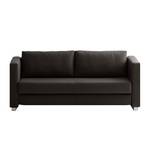 Schlafsofa Randa Echtleder Echtleder - Kaffeebraun - Breite: 202 cm