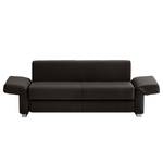 Schlafsofa Randa Echtleder Kaffeebraun - Breite: 202 cm