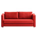 Schlafsofa Randa Webstoff Rot - Breite: 202 cm