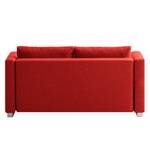 Schlafsofa Randa Webstoff Webstoff - Rot - Breite: 202 cm