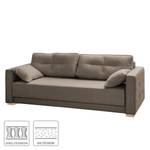 Schlafsofa Realico Webstoff Cappuccino