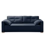 Schlafsofa Realico Webstoff Marineblau