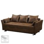 Canapé convertible Rollins Aspect cuir vieilli - Marron