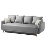 Schlafsofa Silvassa Webstoff - Grau