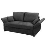 Schlafsofa Billimora Microfaser Dunkelgrau - Breite: 213 cm