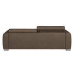 Canapé convertible Sneem Microfibre - Gris marron