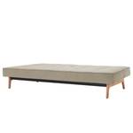 Schlafsofa Splitback Eik Webstoff Stoff Coastal: Sandstone