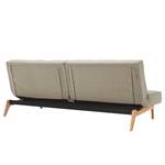 Schlafsofa Splitback Eik Webstoff Stoff Coastal: Sandstone